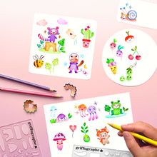 Charger l'image dans la galerie, Pochoirs Kawaii