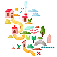 Charger l'image dans la galerie, Pochoirs Maisons