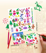 Charger l'image dans la galerie, Pochoirs Noël