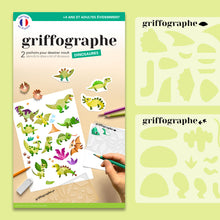 Load image into Gallery viewer, Dinosaur Stencils