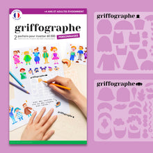 Charger l'image dans la galerie, Pochoirs Personnages