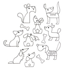 Charger l'image dans la galerie, Pochoirs Chats + Chiens
