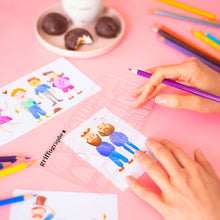 Charger l'image dans la galerie, Pochoirs Personnages