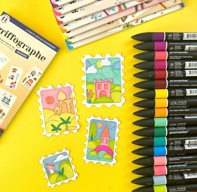Des timbres illustrés