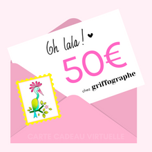 Load image into Gallery viewer, Carte cadeau griffographe
